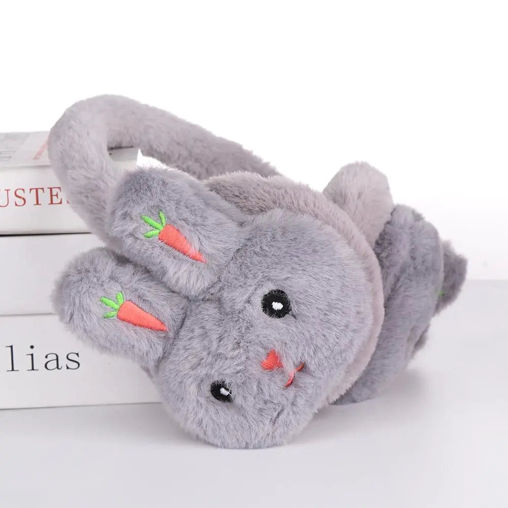 Cute Winter Rabbit Earmuffs for Female Students