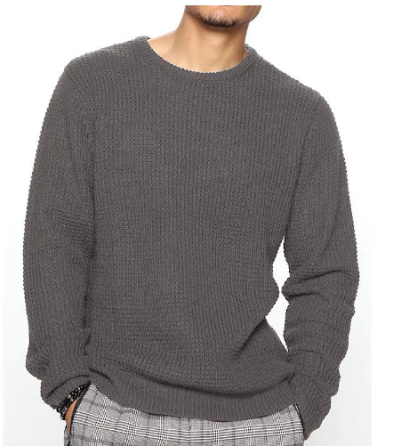 Fashionable Knitted Pullover for Men