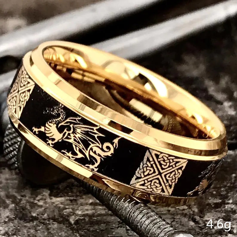 Bicolor Business Ring for Men