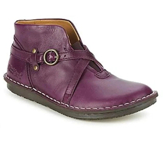 Martin Boots - Flat Casual Ankle Boots for Women