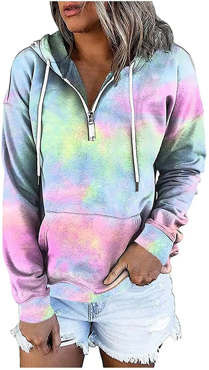 Women's Long Sleeve Casual Loose Hooded Top