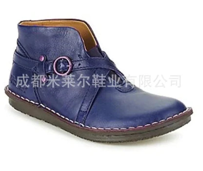 Martin Boots - Flat Casual Ankle Boots for Women