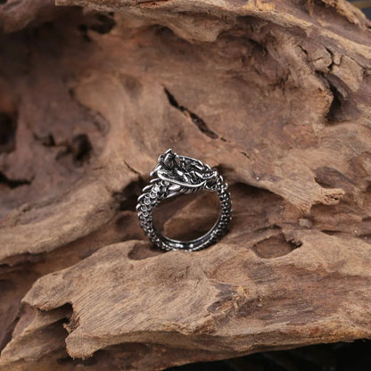 Vintage Dragon Open Ring Jewelry