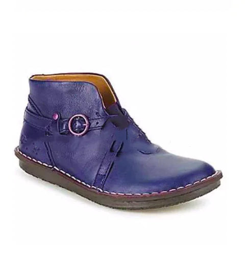 Martin Boots - Flat Casual Ankle Boots for Women