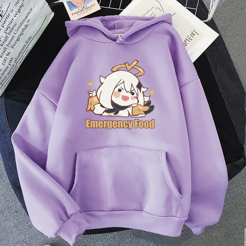 Cute Paimon Women's Casual Hoodie