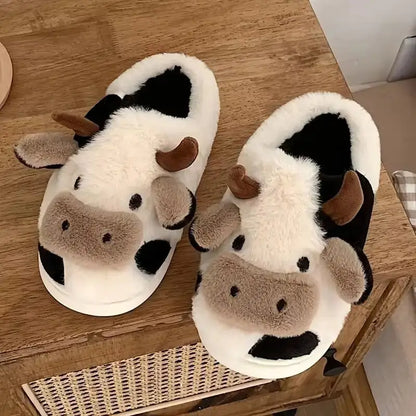 Women'S Cartoon Cute Cow House Slippers