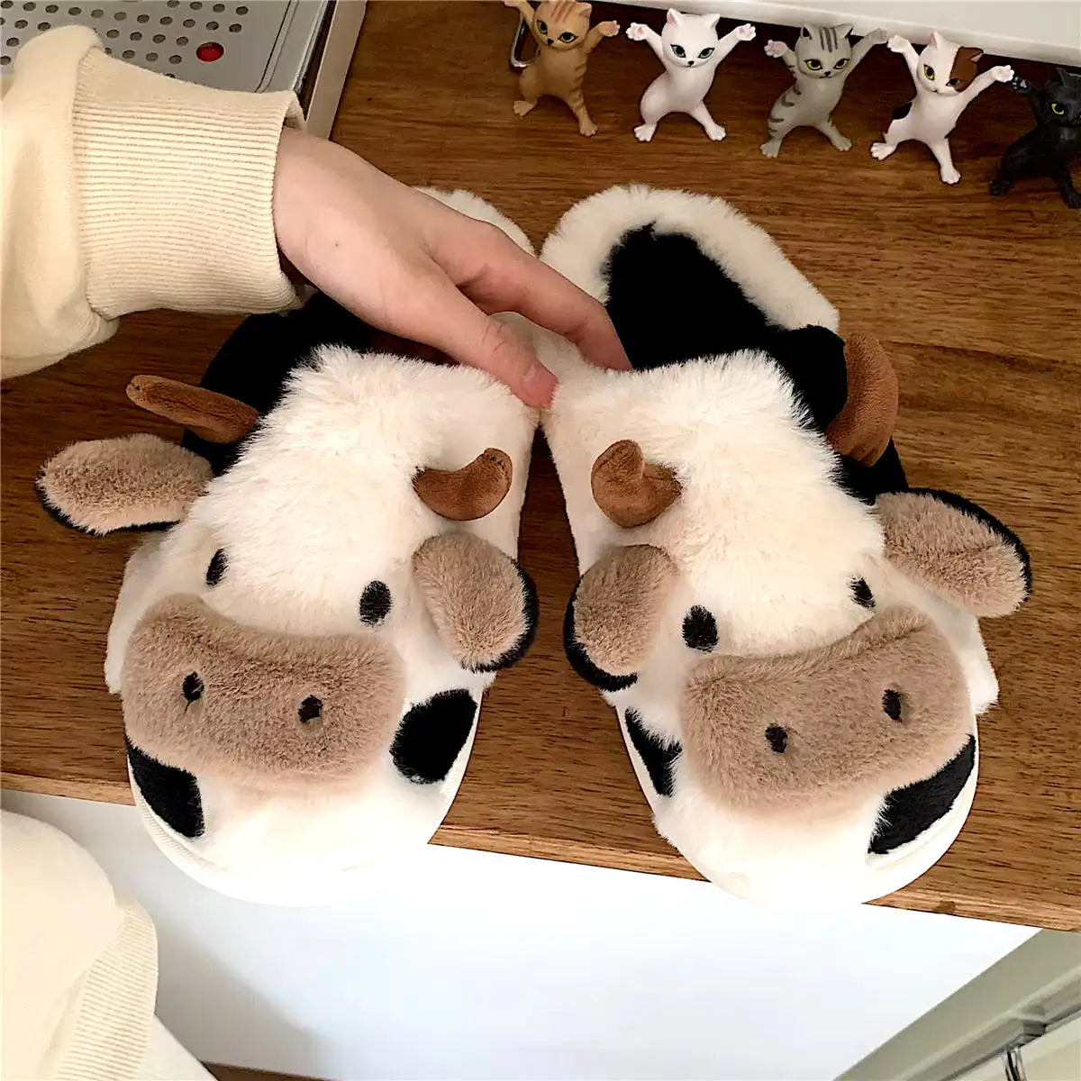 Women'S Cartoon Cute Cow House Slippers