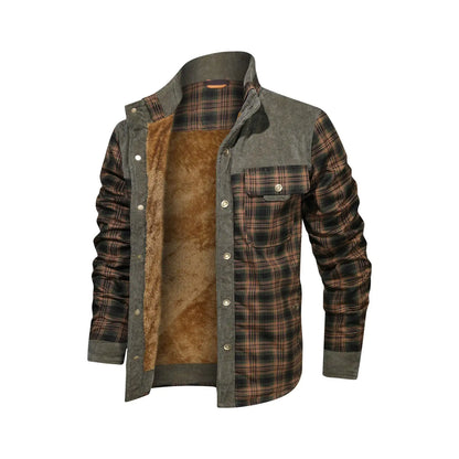 Men's Fleece Military Winter Coat