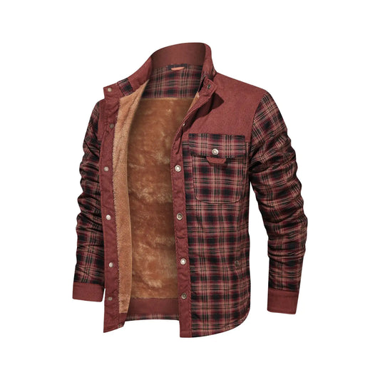 Men's Fleece Military Winter Coat