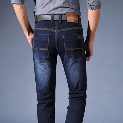 Mid-Rise Stretch Jeans for Men