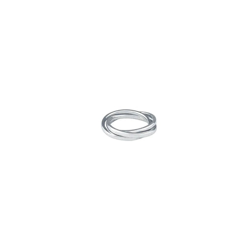 Street Style Three-Ring Interlocking Ring