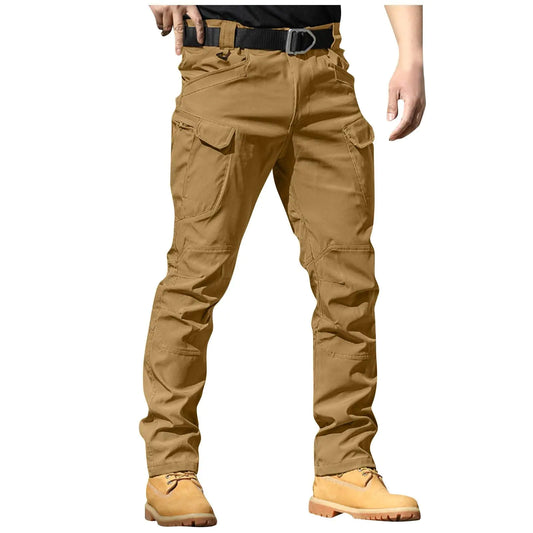 Baggy Work Cargo Pants for Men Slim Fit Waterproof