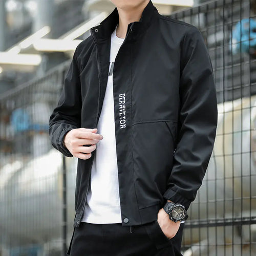 Trendy Casual Men's Baseball Jacket Top Clothing
