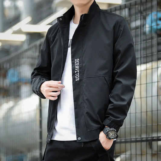 Trendy Casual Men's Baseball Jacket Top Clothing