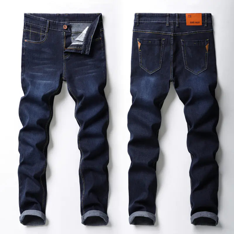 Men's Slim Stretch Straight-Leg Jeans