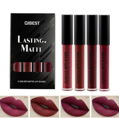 DONGXIUB Matte Liquid Lipstick Set 4 Colors