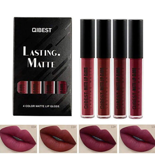 DONGXIUB Matte Liquid Lipstick Set 4 Colors