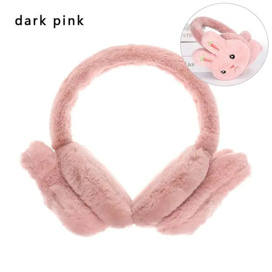 Cute Winter Rabbit Earmuffs for Female Students