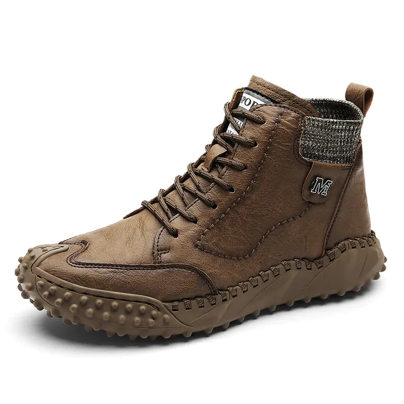Men's Large Size Velvet High Top Cotton Boots