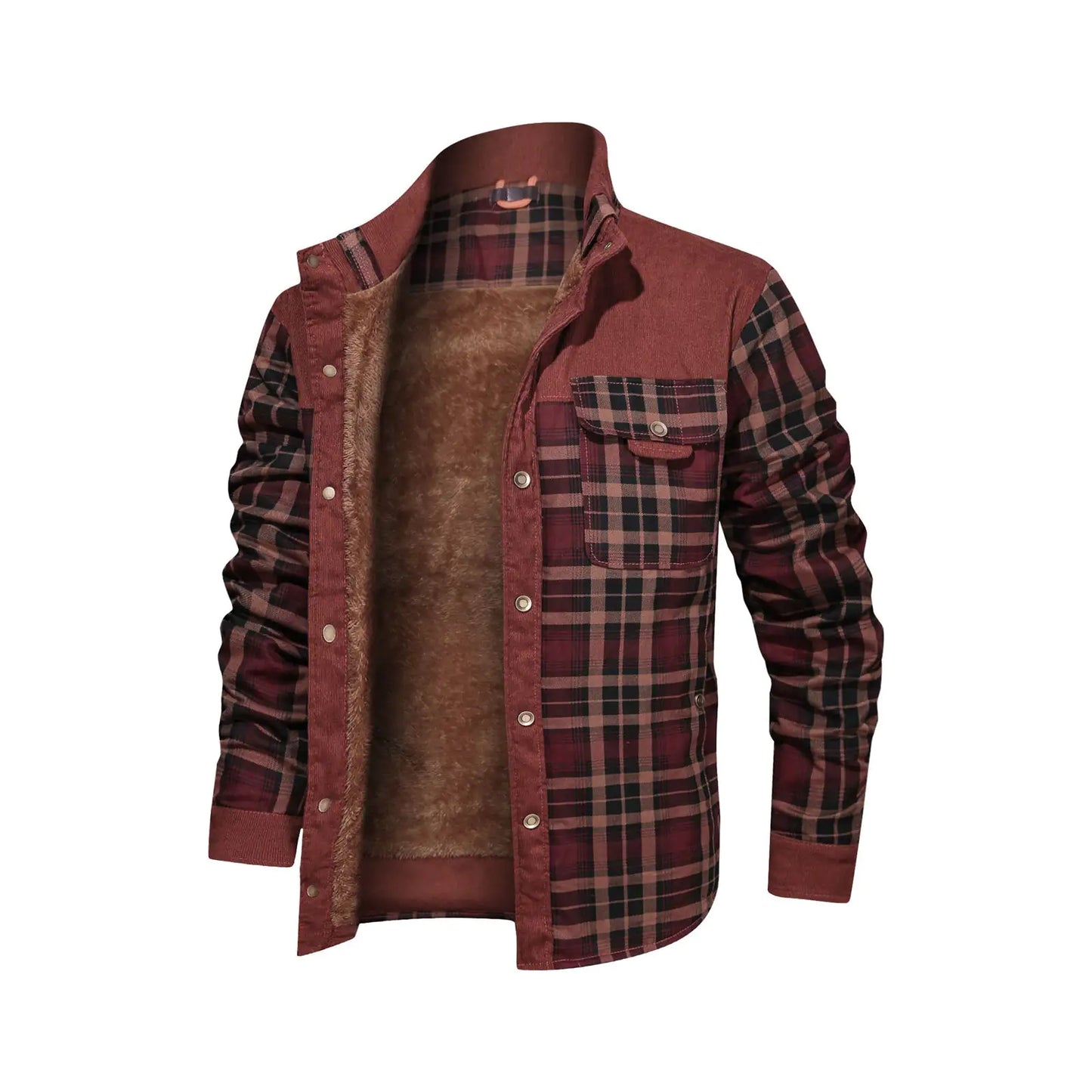 Men's Fleece Military Winter Coat