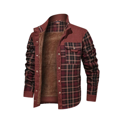Men's Fleece Military Winter Coat