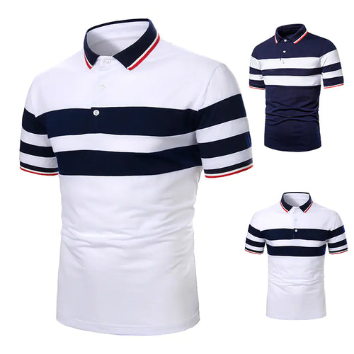 Men's Short Sleeve Contrast Polo Shirt (New Clothing)