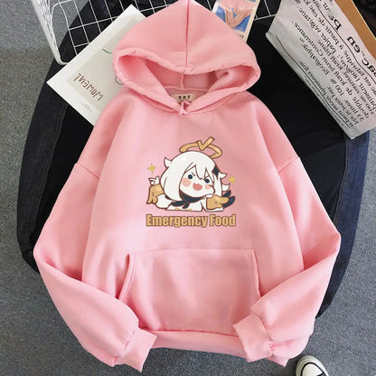 Cute Paimon Women's Casual Hoodie