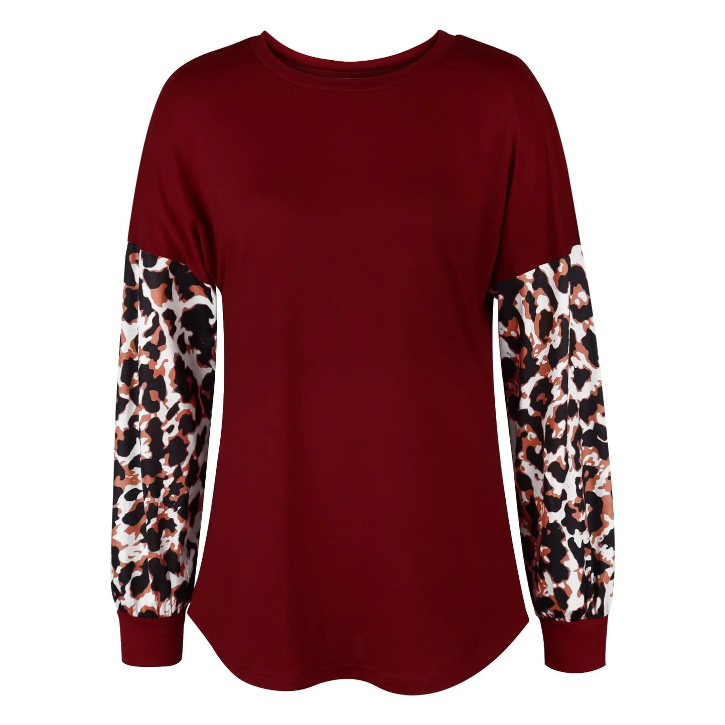 Casual Loose Long Sleeve Women's T-Shirt