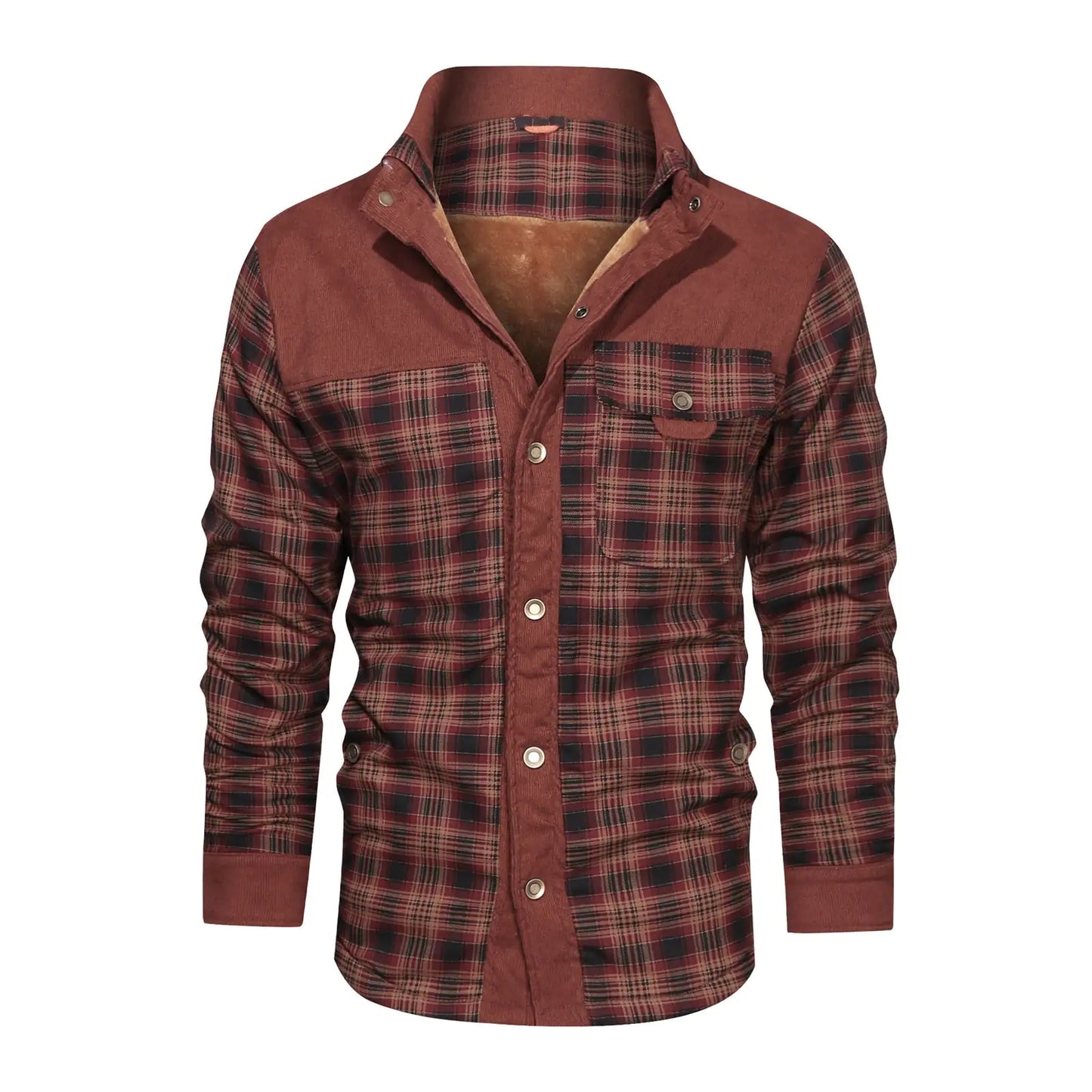 Men's Fleece Military Winter Coat