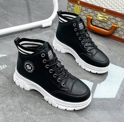 Men's Casual Low-Top Sneakers in British Style