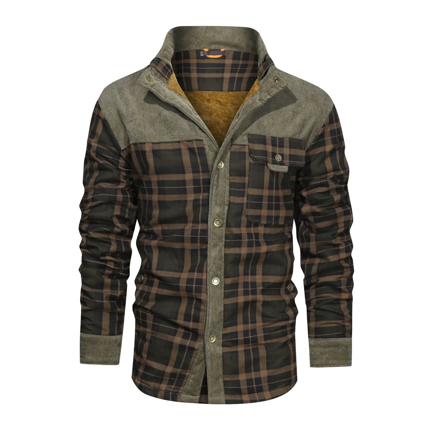 Men's Fleece Military Winter Coat