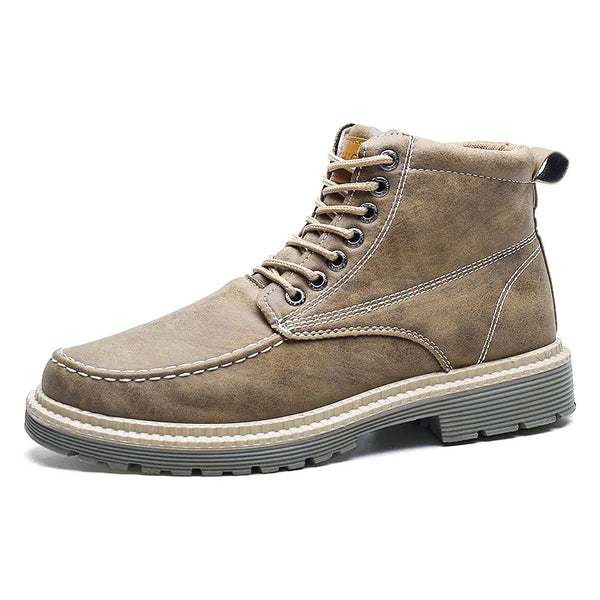 Men's Fashion Casual Leather Tooling Boots