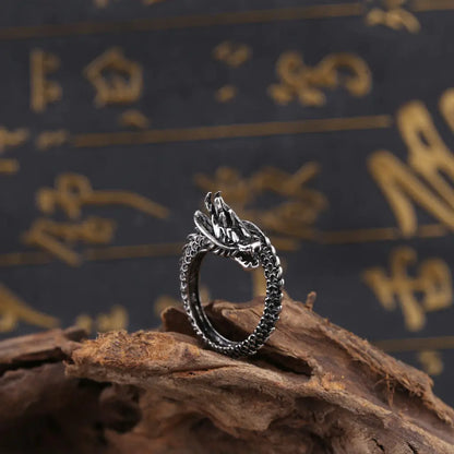Vintage Dragon Open Ring Jewelry