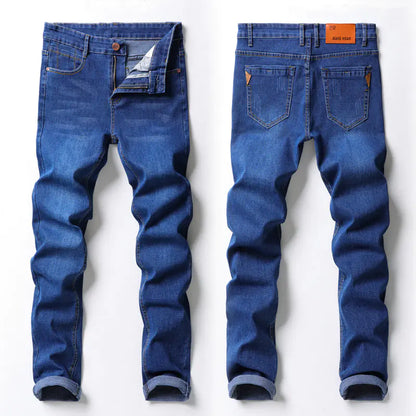 Men's Slim Stretch Straight-Leg Jeans