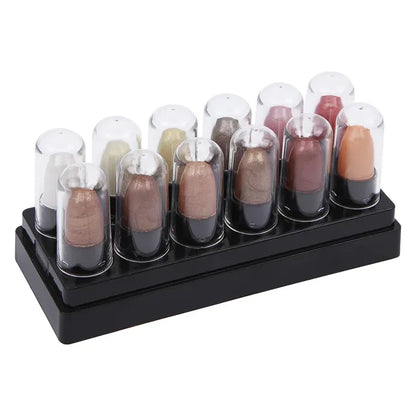 12pcs Eyeshadow Stick Set - Waterproof Glitter Pencils